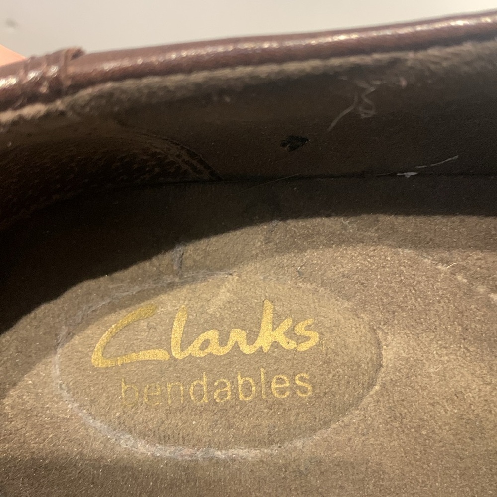 Clarks Brown Leather Ingalls Divine Loafers - Picture 6 of 8